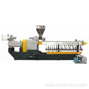 Plastic co-rotating twin screw extruder